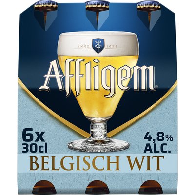 Aanbieding Affligem Belgisch Wit Sixpack 6x30cl