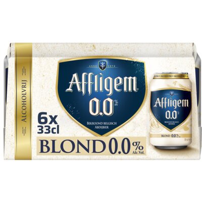 Aanbieding Affligem Blond 0.0 Sixpack 6x33cl