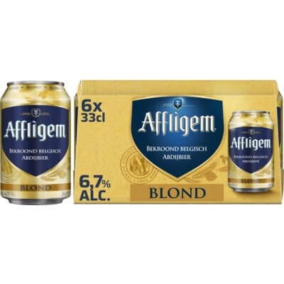 Aanbieding Affligem Blond Sixpack 6x33cl