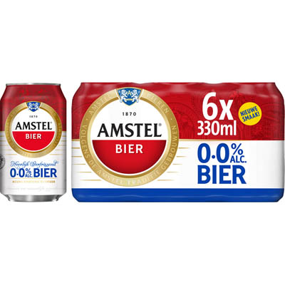 Aanbieding Amstel 0.0 Sixpack 6x33cl