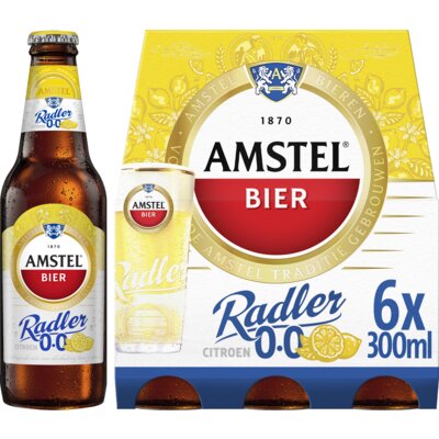 Aanbieding Amstel Radler Citroen 0.0 Sixpack 6x30cl