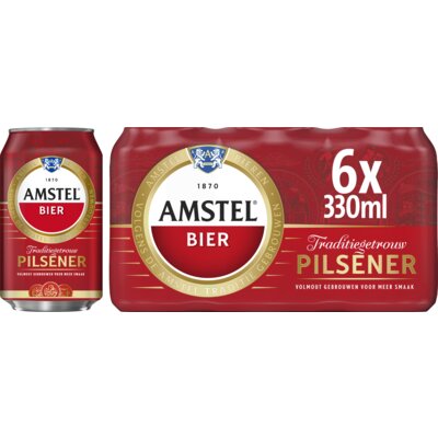 Aanbieding Amstel Sixpack 6x33cl