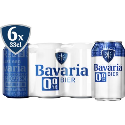 Aanbieding Bavaria 0.0 Sixpack 6x33cl