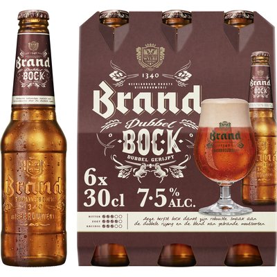 Aanbieding Brand Dubbelbock Sixpack 6x30cl