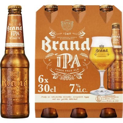 Aanbieding Brand IPA Sixpack 6x30cl