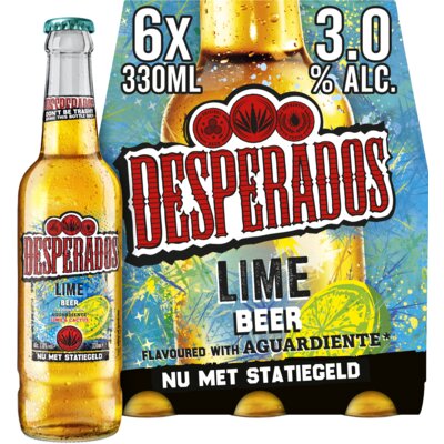 Aanbieding Desperados Lime Sixpack 6x33cl