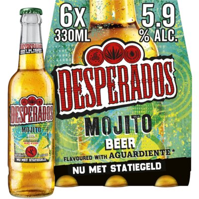 Aanbieding Desperados Mojito Sixpack 6x33cl