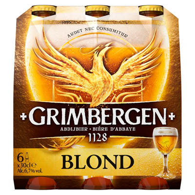 Aanbieding Grimbergen Blond Sixpack 6x30cl