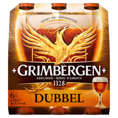 Aanbieding Grimbergen Dubbel Sixpack 6x30cl