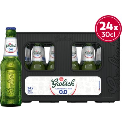 Aanbieding Grolsch 0.0 Krat 24x30cl