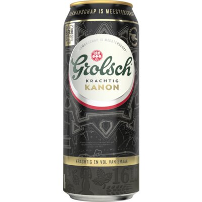 Aanbieding Grolsch Krachtig Kanon Blik 0.5 liter