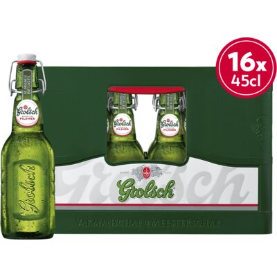 Aanbieding Grolsch Krat 16x45cl