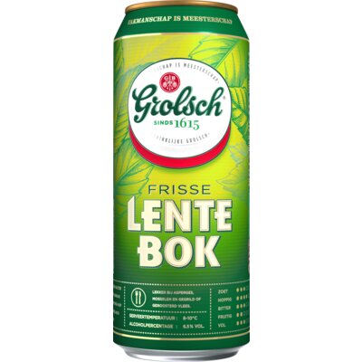 Aanbieding Grolsch Lentebok Blik 0.5 liter