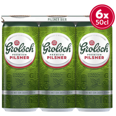 Aanbieding Grolsch Sixpack 6x50cl