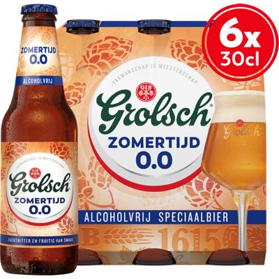 Aanbieding Grolsch Zomertijd 0.0 Sixpack 6x30cl