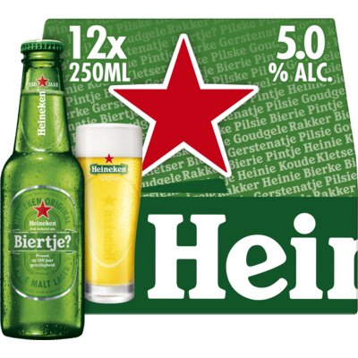Aanbieding Heineken Doos 12x25cl