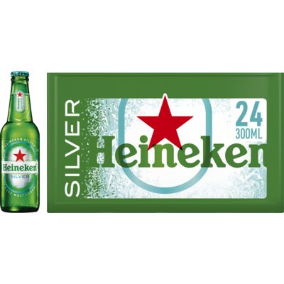 Aanbieding Heineken Silver Krat 24x30cl