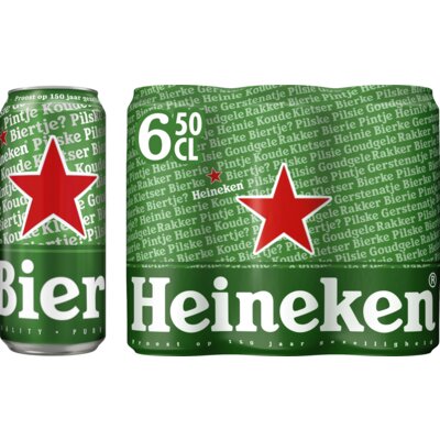 Aanbieding Heineken Sixpack 6x50cl