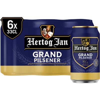 Aanbieding Hertog Jan Grand Pilsener Sixpack 6x33cl