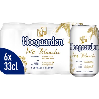 Aanbieding Hoegaarden Wit Sixpack 6x33cl