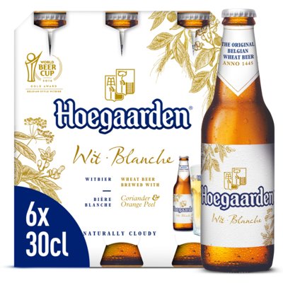 Aanbieding Hoegaarden Wit Sixpack 6x30cl