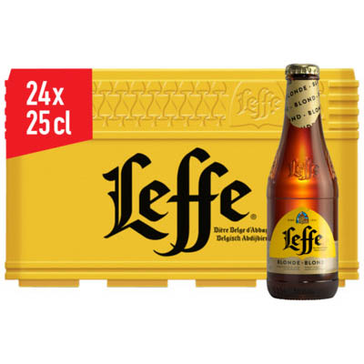 Aanbieding Leffe Blond Krat 24x25cl