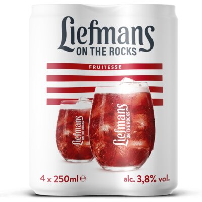 Aanbieding Liefmans Fruitesse 4-pack 4x25cl