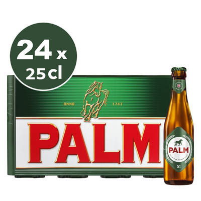 Aanbieding Palm Krat 24x25cl