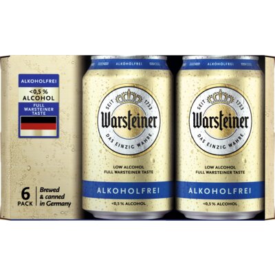 Aanbieding Warsteiner Alcoholvrij Sixpack 6x33cl
